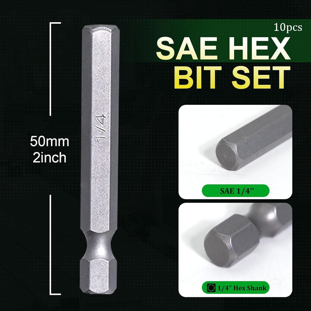 SAE Hex Head Allen Wrench Bit
