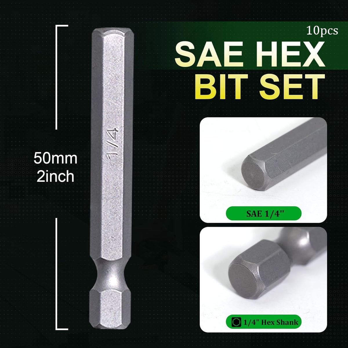 SAE Hex Head Allen Wrench Bit