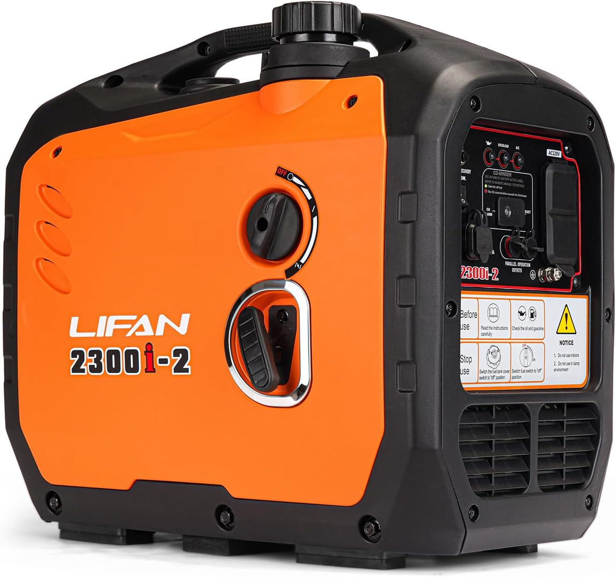 LIFAN 2300W Portable Gas Inverter Generator | 1800W running output