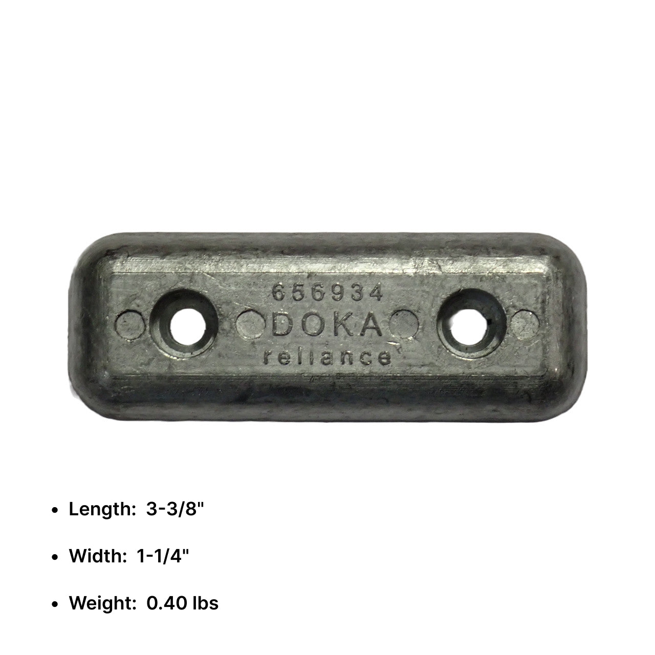 DOKA Sea Strainer Anode (656934) ZINC