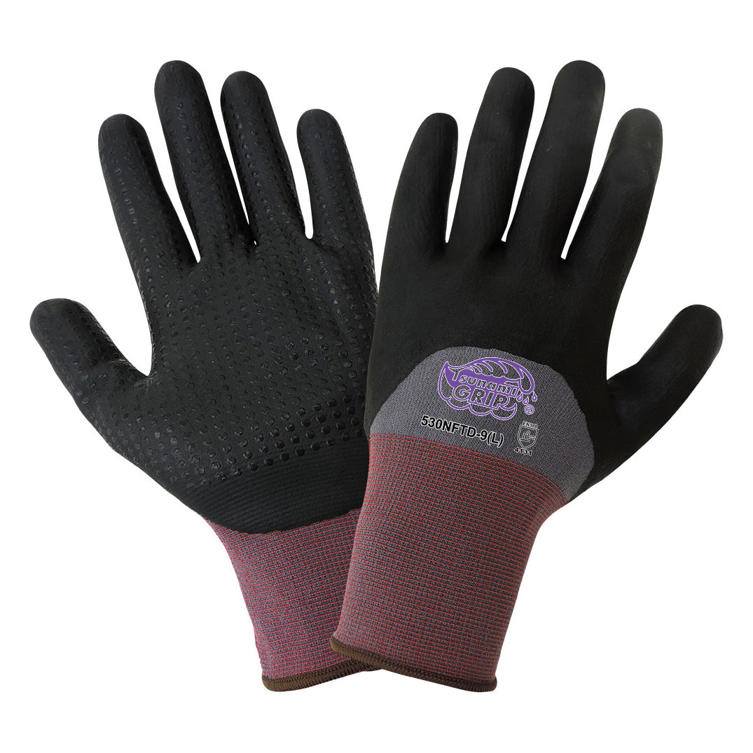 Gloves - Global Glove #530NFTD Tsunami Grip w/ Dots