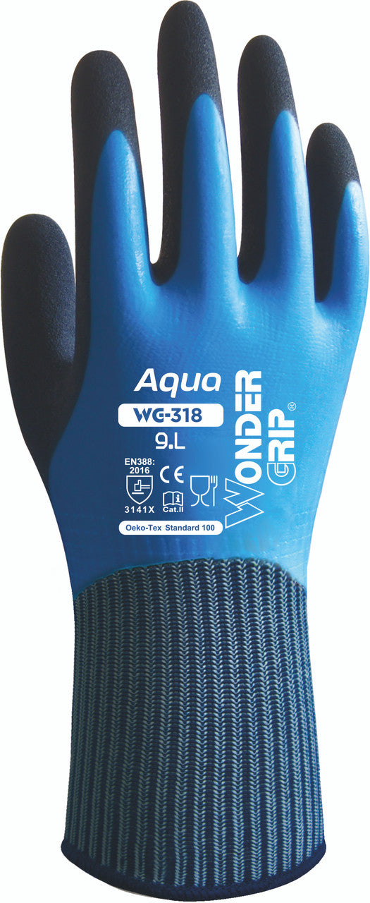 Gloves - Wonder Grip WG-318 AQUA