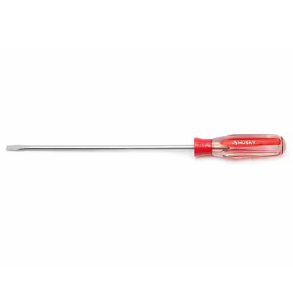 Screwdriver 3/16" x 8" Round, Slotted, Drilled