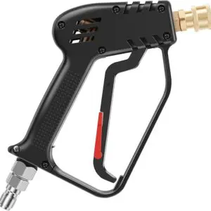 Pressure washer spray gun attachment