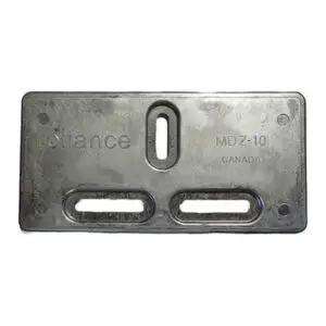 Steel bracket labeled MD Z-10 Canada