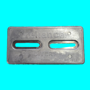 Diver's weight with "reliance" engraving