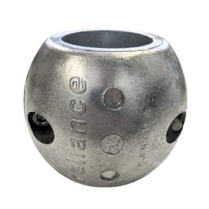 Industrial metal component close-up