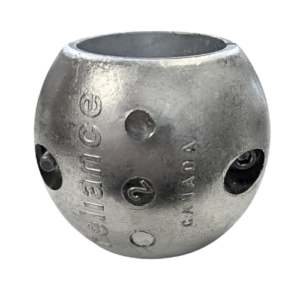 Industrial metal component close-up