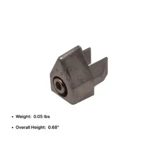 Metal bracket with bolt