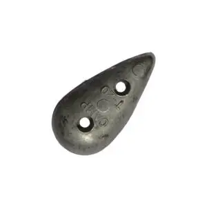 Heavy-duty metal weight with markings