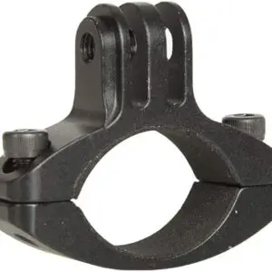 Black metal handlebar mount