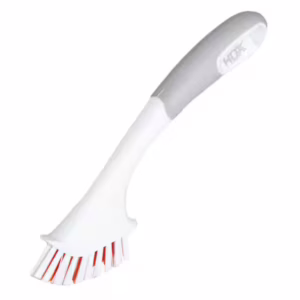 Dish brush with ergonomic handle